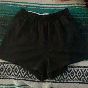 black booty shorts